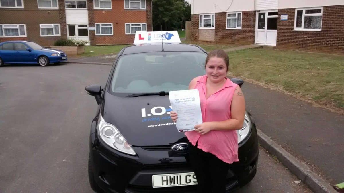 1st Time Test Pass – Kirri-Diane Reynolds – 16th July 2015