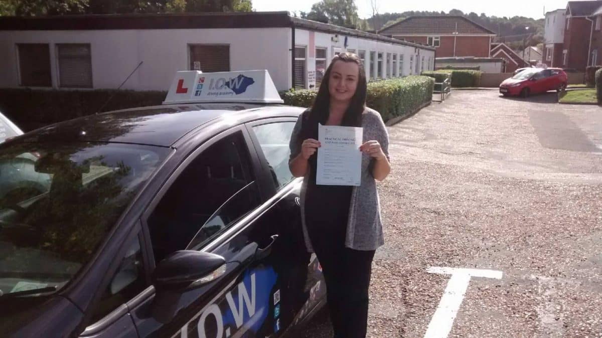 1st Time Test Pass-Sophie Leonard-23rd Sept 2015